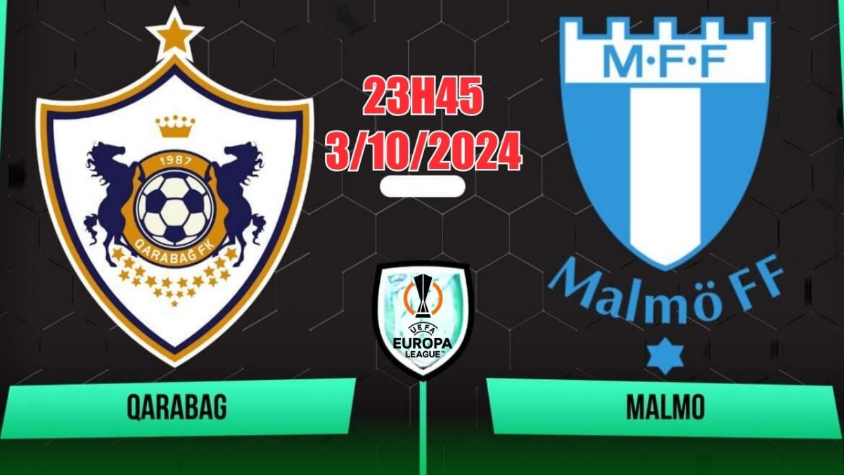 Nhận định, soi kèo Qarabag vs Malmo, 23h45 ngày 3/10 (Europa League 2024/25)